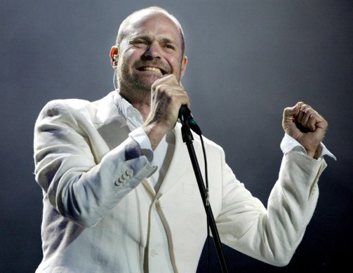 Gord Downie of The Tragically Hip sings during the band's perfromance at the Concert for Toronto at Skydome in Toronto Saturday June 21, 2003. Downie, the revered lead singer and primary songwriter of iconic Canadian rock band The Tragically Hip, has been diagnosed with terminal brain cancer. THE CANADIAN PRESS/Kevin Frayer