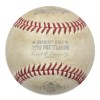 The baseball that outfielder Jose Bautista hit in the seventh inning of the Toronto Blue Jays wild win over the Texas Rangers in the 2015 American League Division Series, is shown in a handout photo. Jose Bautista's bat-flip ball has sold at auction for more than $28,000. Lelands Auction House's website showed Saturday morning that the ball ??? which was hit into the stands at Rogers Centre during Game 5 of the 2015 American League Division Series between the Toronto Blue Jays and Texas Rangers ??? had sold for $28,252.80. THE CANADIAN PRESS/HO-Lelands.com MANDATORY CREDIT