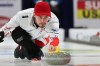 Canada skip Tyler Tardi releases a rock during the World Junior Curling Championships in Liverpool, N.S. in this undated handout photo. THE CANADIAN PRESS/HO, Richard Gray, World Curling Federation *MANDATORY CREDIT*