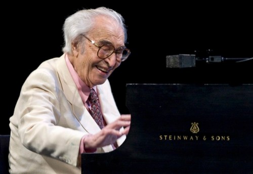 Jazz legend Dave Brubeck performs at the 30th edition of the Montreal International Jazz Festival in Montreal on July 4, 2009. Jazz composer and pianist Dave Brubeck, whose pioneering style in pieces such as 