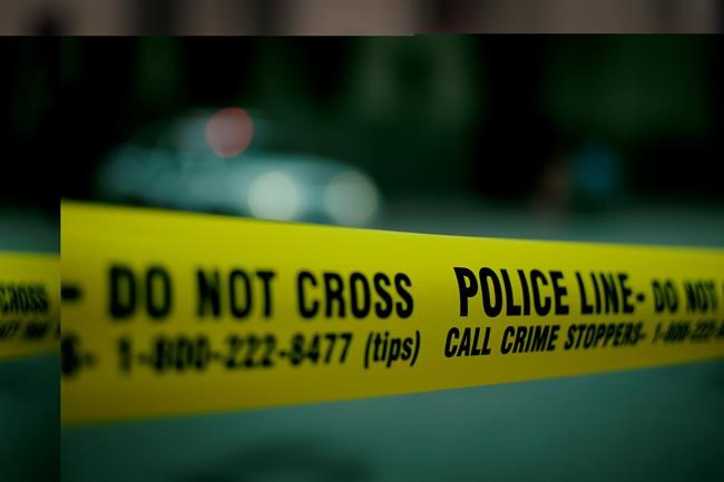 Police tape is shown in Toronto Tuesday, May 2, 2017. Statistics Canada says the country's crime rate ticked up again in 2018, for a fourth year in a row, though it was still lower than it was a decade ago. THE CANADIAN PRESS/Graeme Roy
