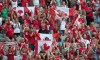 Canada fans watch the action during second half of FIFA World Cup quarter-final soccer action against England in Vancouver, B.C. Saturday, June, 27, 2015. THE CANADIAN PRESS/Jonathan Hayward