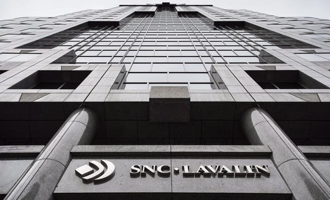 The headquarters of SNC Lavalin is seen Thursday, November 6, 2014 in Montreal. SNC-Lavalin Group Inc. says it has won the bid to build a $660-million light-rail extension project in Ottawa. THE CANADIAN PRESS/Paul Chiasson