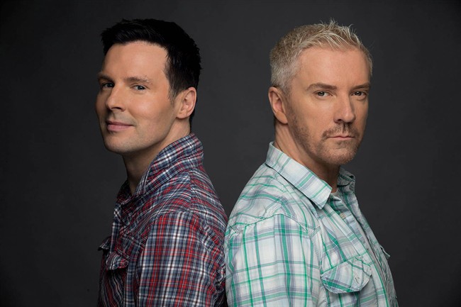 Interior design stars Colin McAllister (left) and Justin Ryan, shown in a handout photo, are back with a new series, Colin and Justin’s Cabin Pressure, they say has been their most