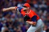 St. Louis Cardinals relief pitcher Bud Norris works against the Colorado Rockies during the ninth inning of a baseball game Friday, Aug. 24, 2018, in Denver. The Toronto Blue Jays have signed right-hander Norris to a minor-league contract with an invitation to major-league spring training.THE CANADIAN PRESS/AP/David Zalubowski
