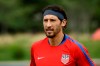 United States' Omar Gonzalez moves across the field to speak with members of the media at the University of Pennsylvania in Philadelphia on July 18, 2017. In need of shoring up its defence, Toronto FC has signed veteran U.S. international centre back Omar Gonzalez. THE CANADIAN PRESS/AP, Matt Rourke
