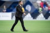 Vancouver Whitecaps head coach Marc Dos Santos leaves the field after Vancouver lost 3-0 to Sporting Kansas City during an MLS soccer match in Vancouver on Saturday, July 13, 2019. Asked to describe his first year as coach of the Vancouver Whitecaps, Marc Dos Santos paused. 
