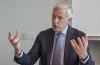 Dominic Barton, chairman of an advisory committee to federal Finance Minister Bill Morneau, responds to a question during an interview with The Canadian Press Thursday, May 19, 2016 in Montreal. Barton Canada's new ambassador to China has met with the two Canadian men that the People's Republic imprisoned nearly one year ago. THE CANADIAN PRESS/Paul Chiasson