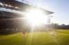 The sun comes through the main stands at BMO field during Toronto FC's MLS soccer home game against the San Jose Earthquakes, in Toronto on Sunday, May 26, 2019. Two of Canada's home matches in the CONCACAF Nations League will be played at Toronto's BMO Field. THE CANADIAN PRESS/Chris Young