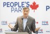 People's Party of Canada Leader Maxime Bernier speaks during a candidate nomination event for the upcoming federal byelection in the riding of Outremont in Montreal, Sunday, Jan. 27, 2019. Former federal Conservative party cabinet minister Maxime Bernier may have to find a new name for his fledgling People's Party of Canada, if a British Columbia businessman wins two lawsuits filed in Federal Court. THE CANADIAN PRESS/Graham Hughes