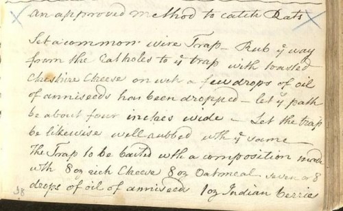 A method for catching rats is shown in a handout from the University of New Brunswick. A new collection of recipes is offering an insight into early life in the Maritimes, including advice for making your own medicine, desserts, and even how to catch a rat. THE CANADIAN PRESS/HO-University of New Brunswick MANDATORY CREDIT