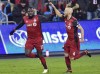 Toronto FC forward Jozy Altidore (17) celebrates his goal with teammate Michael Bradley (4) during second half CONCACAF Champions League quarter-final action against the UANL Tigres, in Toronto on Wednesday, March 7, 2018. Used to cheers at BMO Field, Toronto FC Bradley and Altidore will be the enemy on home turf Oct. 15 when the U.S. faces Canada in CONCACAF Nations League play. THE CANADIAN PRESS/Frank Gunn