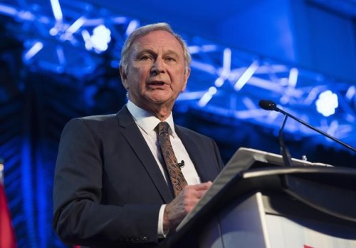 New Brunswick Premier Blaine Higgs delivers the State of the Province address in Fredericton on January 31, 2019. New Brunswick has submitted a new carbon pricing plan to the federal government, and Premier Blaine Higgs is hoping it can be in place before the end of the year. The province gave its proposal for dealing with industrial emitters to Ottawa in July, and last week it submitted its carbon pricing proposal for dealing with consumers. THE CANADIAN PRESS/Stephen MacGillivray