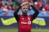 Toronto FC's Victor Vazquez celebrates scoring against the Chicago Fire during first half MLS soccer action in Toronto on Saturday, April 28, 2018. Toronto FC announced Monday that they are selling Vazquez. THE CANADIAN PRESS/Chris Young