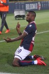 Bologna's Orji Okwonkwo celebrates after scoring during the Serie A soccer match between Bologna and Sampdoria, at the Renato Dall'Ara stadium in Bologna, Italy, Saturday, Nov. 25, 2017. The Montreal Impact have acquired Nigerian striker Okwonkwo on loan from Italian club Bologna FC 1909 for the 2019 season. THE CANADIAN PRESS/ AP-Giorgio Benvenuti/ANSA via AP