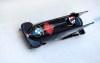 Canada's Justin Kripps and Cameron Stones compete during the first run of the two-man Bobsled World Cup race in Igls, near Innsbruck, Austria, Saturday, Jan. 19, 2019. Canada’s bobsleigh and skeleton teams return to their Calgary home track for the final World Cup of the season before the world championships in Whistler, B.C. THE CANADIAN PRESS/AP, Kerstin Joensson