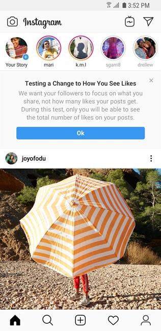 A feature which Instagram is testing is to show how users see 