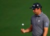 Corey Conners reacts after a putt on the second hole during the first round for the Masters golf tournament Thursday, April 11, 2019, in Augusta, Ga. here's no doubt that Conners's life has changed since winning the Valero Texas Open nearly six weeks ago. THE CANADIAN PRESS/AP/Chris Carlson