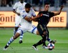 Los Angeles FC forward Latif Blessing, right, and Montreal Impact midfielder Shamit Shome (28) vie for the ball during the first half of an MLS soccer match in Los Angeles on May 24, 2019. With three home games in the next eight days, the Montreal Impact are entering a pivotal moment in season. The stretch begins with a game against Real Salt Lake on Wednesday night. THE CANADIAN PRESS/AP, Ringo H.W. Chiu
