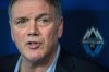 Vancouver Whitecaps President Bob Lenarduzzi responds to questions during a news conference after the MLS soccer team was eliminated from the playoffs, in Vancouver on Tuesday, Nov. 7, 2017. THE CANADIAN PRESS/Darryl Dyck