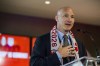 Bill Manning, Toronto FC president, discusses the successful joint North American bid by Canada, the U.S. and Mexico to host the 2026 World Cup at a press conference in Toronto on Wednesday, June 13, 2018. Manning says he was disappointed and blindsided by Sebastian Giovinco's parting words on social media after the Italian striker was sold to Saudi Arabia club Al-Hilal FC. THE CANADIAN PRESS/Christopher Katsarov