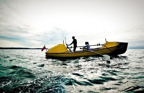 John Beeden and his 20-year-old daughter, Libby, are nearly halfway through their 5,650-kilometre voyage from Portimao, Portugal to Antigua. THE CANADIAN PRESS/HO-Nick Bowring MANDATORY CREDIT