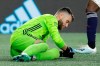 Toronto FC goalkeeper Quentin Westberg reacts after a goal by New England Revolution's Gustavo Bou in the second half of an MLS soccer match at Gillette Stadium, Saturday, Aug. 31, 2019, in Foxborough, Mass. The match ended in a 1-1 tie. Westberg learned a long time ago that goalkeepers need to have a short memory. THE CANADIAN PRESS/AP-Elise Amendola