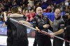 Team Koe lead Ben Hebert, left to right, third Marc Kennedy, skip Kevin Koe and second Brent Laing celebrate their win over Team McEwen during the men's final at the 2017 Roar of the Rings Olympic Curling Trials in Ottawa on Sunday, December 10, 2017. Hebert and Kennedy are back curling in the Olympic Games with another skip named Kevin. Eight years after winning gold with Kevin Martin in Vancouver, they'll head to Pyeongchang with skip Kevin Koe. Experience helps, but Hebert says it will be a 