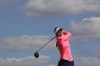 Anne Catherine Tanguay, of Canada, on the 7th tee at the 2016 Manulife LPGA Classic in Cambridge, Ont. on Saturday, Sept. 3, 2016. Anne-Catherine Tanguay is one of 15 Canadians in the field at this week's CP Women's Open and one of five Quebecois. She says the sense of community among Canada's women's golfer is energizing. THE CANADIAN PRESS/Dave Chidley