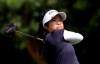 Jaclyn Lee, of Canada, tees off on the sixth hole during the third round of the Hugel-Air Premia LA Open golf tournament at Wilshire Country Club, Saturday, April 27, 2019, in Los Angeles. Lee is expected to miss her next tournament on the LPGA Tour with a wrist injury.THE CANADIAN PRESS/AP/Mark J. Terrill