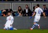 Montreal Impact midfielder Saphir Taider, left, slides on his knees as he celebrates with teammate Ignacio Piatti (10) after scoring a goal against the San Jose Earthquakes during the first half of an MLS soccer match in San Jose, Calif., on March 2, 2019. The Montreal Impact exercised contract options on designated players Ignacio Piatti and Saphir Taider and nine others Thursday. THE CANADIAN PRESS/AP, Tony Avelar