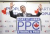 Maxime Bernier speaks at a People's Party of Canada rally in Gatineau, Que., on November 20, 2018. Maxime Bernier says the policies of his new political party will not include anything to do with abortion or gender identity. Bernier is defending the appointment of former Christian talk show host Laura-Lynn Tyler Thompson to be the first candidate for the People's Party of Canada, which he founded after parting ways with the Conservative Party in August. THE CANADIAN PRESS/ Patrick Doyle