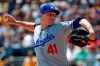 Los Angeles Dodgers starting pitcher Daniel Hudson delivers in the first inning of a baseball game against the Pittsburgh Pirates in Pittsburgh, Thursday, June 7, 2018. The Toronto Blue Jays have signed right-handed reliever Daniel Hudson to a one-year, $US1.5 million contract. THE CANADIAN PRESS/AP, Gene J. Puskar