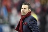 Toronto FC head coach Greg Vanney looks on during second half MLS Cup Final soccer action against the Seattle Sounders in Toronto on Saturday, December 9, 2017. A somewhat testy Vanney had to endure another round of questions Friday about the status of injured striker Jozy Altidore ahead of Sunday's MLS Cup final. THE CANADIAN PRESS/Frank Gunn