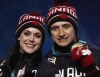 Ice dance gold medallists Tessa Virtue and Scott Moir, of Canada, pose during their medals ceremony at the 2018 Winter Olympics in Pyeongchang, South Korea, Tuesday, Feb. 20, 2018. Canadian figure skating star Virtue is getting a Barbie made in her likeness. THE CANADIAN PRESS/AP-Charlie Riedel