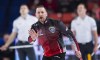 Team Canada skip Brad Gushue calls his shot during the Page Playoff 3 vs 4 draw against team wild-card at the Brier in Brandon, Man., on March, 9, 2019. Veteran skip Brad Gushue said recent talks with Curling Canada about a variety of player issues have been going well and he's hopeful that progress can be made by the summer. Cresting concerns and pay equity at the national championships are the two biggest issues for elite curlers at the moment, Gushue said. The St. John's, N.L., skip helped spearhead an informal group of top curlers to address concerns with the national federation. THE CANADIAN PRESS/Jonathan Hayward