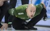Team Northern Ontario third Ryan Fry calls a shot during the first draw against team wildcard at the Brier in Brandon, Man., on March 2, 2019. Curling seems 