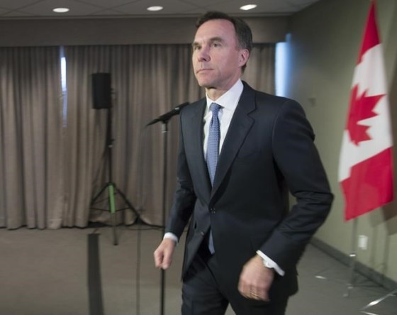 Federal Finance Minister Bill Morneau holds a media availability in Toronto on Thursday February 28, 2019. When the Liberals release the book-end budget to their mandate, Canadians should expect to hear arguments that years of deficit spending have put the economy on stronger footing. THE CANADIAN PRESS/Frank Gunn
