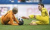 Montreal Impact's goalkeeper Evan Bush makes a save on Columbus Crew SC's Patrick Mullins during second half MLS soccer action in Montreal, Saturday, October 6, 2018. Looking for more options in attack behind Jozy Altidore, Toronto FC has traded Canadian international Jordan Hamilton to Columbus Crew SC for American forward Patrick Mullins. THE CANADIAN PRESS/Graham Hughes