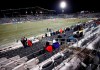 With temperatures in the single digits (Fahrenheit), a sparse crowd watches Toronto FC play the Colorado Rapids during the first half of a CONCACAF Champions League soccer match Tuesday, Feb. 20, 2018, in Commerce City, Colo. Toronto FC is no stranger to ice bowls, having endured frigid conditions in last year's Champions League round-of-16 tie in Commerce City, Colo. THE CANADIAN PRESS/AP/David Zalubowski