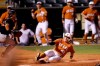 Texas' Kacy Clemens (42) slides home to score past Oklahoma State's Collin Theroux diuring the eighth inning of Big 12 college baseball tournament game Friday, May 27, 2016 in Oklahoma City. Toronto Blue Jays prospect Kacy Clemens and fellow minor-leaguer Conner Capel have launched a civil lawsuit against a Houston bar, alleging they were assaulted by staff members shortly after arriving at the venue on New Year's Eve. THE CANADIAN PRESS/AP, Bryan Terry/The Oklahoman