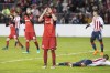 Toronto FC's Drew Moor reacts after missing a goal scoring chance during second half CONCACAF Champions League final first leg action against Chivas de Guadalajara, in Toronto on April 17, 2018. Toronto FC defender Drew Moor is unlikely to play this weekend in Orlando, according to coach Greg Vanney. But help may be on the way. THE CANADIAN PRESS/Chris Young