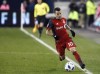 Toronto FC forward Sebastian Giovinco (10) keeps the ball in bounds as he runs up field during MLS soccer action against the Atlanta United in Toronto, Sunday, Oct. 28, 2018. The Giovinco sweepstakes are well under way with Toronto FC, which has turned down an offer from a Middle East club for the mercurial Italian, bargaining with its star striker's agent over a new contract. THE CANADIAN PRESS/Cole Burston