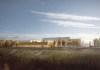 An artist rendition of the new Parks Canada building that will house the 25 million archaeological and historical artifacts collection in Ottawa is seen in this undated handout image provided July 23, 2019. The agency says the building is designed specifically for the purpose of preserving the objects for the benefit of future generations. THE CANADIAN PRESS/HO, Moriyama and Teshima Architects and NFOE Architects - Parks Canada