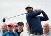 Canada's Adam Hadwin play his tee shot at the 14th hole during the second round of the British Open Golf Championships at Royal Portrush in Northern Ireland, Friday, July 19, 2019. Canada's Adam Hadwin has been named to the international team of the Presidents Cup. THE CANADIAN PRESS/AP-Matt Dunham