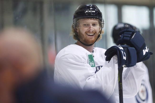 THE CANADIAN PRESS/John Woods
Winnipeg Jets' Kyle Connor is no longer deferring to his veteran line mates Mark Scheifele and Blake Wheeler, but has become a driver of the team's first line says head coach, Paul Maurice.