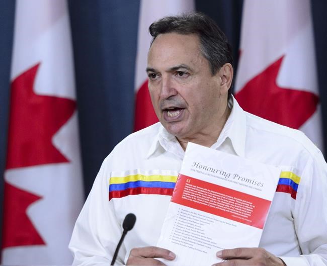 Assembly of First Nations (AFN) National Chief Perry Bellegarde releases