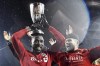 Toronto FC forward Jozy Altidore, left, and Eriq Zavaleta celebrate their victory over the Montreal Impact during extra time of MLS Eastern Conference playoff soccer final action in Toronto on Wednesday, November 30, 2016. A huge fan of 
