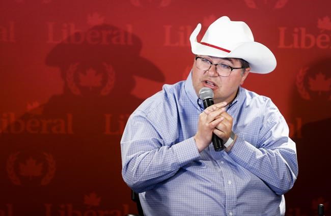 MP Kent Hehr speaks at a Liberal party fundraiser in Calgary on July 13, 2019. Liberal Kent Hehr, a former provincial legislature member, returns to try to win a second mandate as the federal representative for this central riding, which is comprised of downtown office towers, tony neighbourhoods and low-incoming housing. Hehr edged out Conservative Joan Crockatt by 750 votes in 2015. THE CANADIAN PRESS/Jeff McIntosh