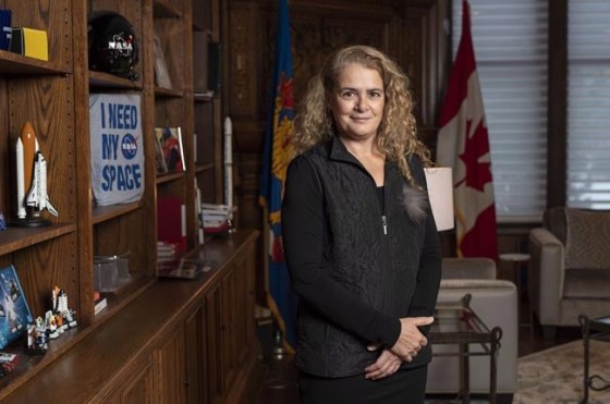 Governor General Julie Payette poses for a portrait in her office at Rideau Hall in Ottawa on Tuesday, Dec. 11, 2018. THE CANADIAN PRESS/Justin Tang